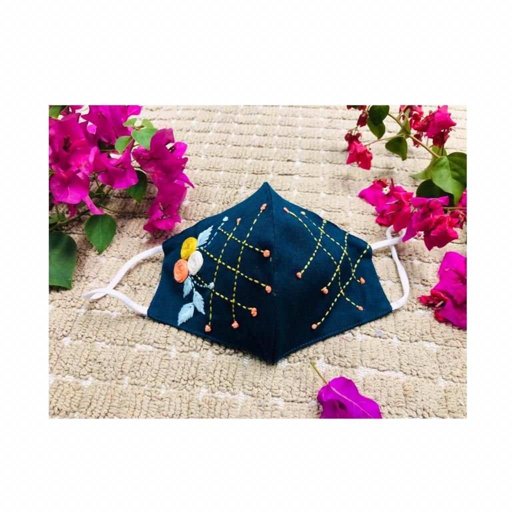 This designer making hand-embroidered masks to empower artisans in Jaipur